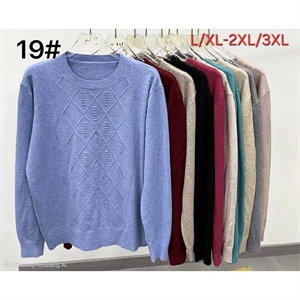 Sweter damski okrągły  L/XL-2XL/3XL