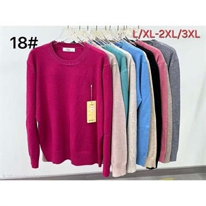 Sweter damski okrągły  L/XL-2XL/3XL