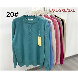 Sweter damski okrągły  L/XL-2XL/3XL