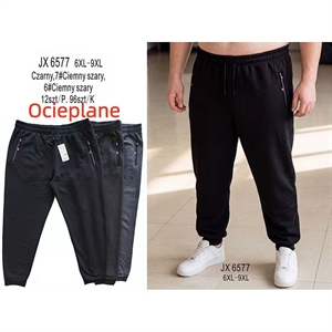 Spodnie męskie ocieplane Big Size  6XL-9XL
