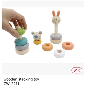 Zabawka - Drewniana zabawka do układania