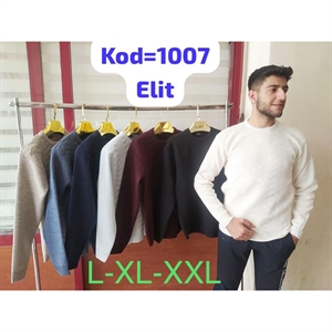 Swetry męskie z okrągłym dekoltem- Turecki Produkt / L-2XL