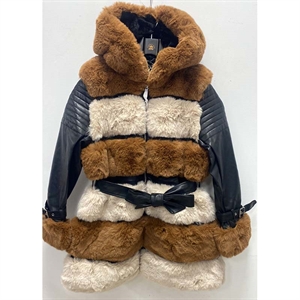 Kurtka damska z futerkiem Big Size  3XL-6XL