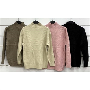 Sweter damski z półgolfem