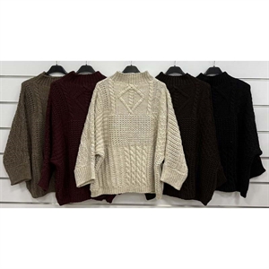 Sweter damski z półgolfem
