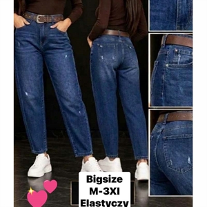 Jeansy damskie Big Size  M-3XL