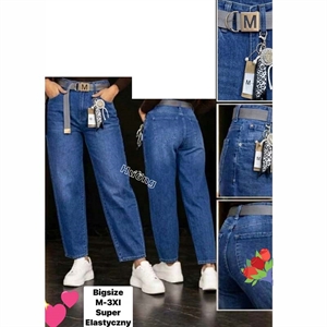Jeansy damskie Big Size  M-3XL