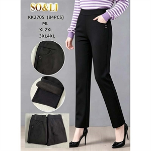 Spodnie damskie ocieplane  M/L-3XL/4XL