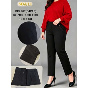 Spodnie damskie ocieplane Big Size  8XL/9XL-12XL/13XL