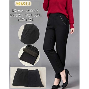 Spodnie damskie ocieplane Big Size  8XL/9XL-12XL/13XL