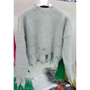 Tunika sweterkowa z półgolfem produkt Turecki