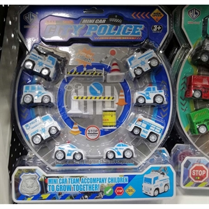 Zabawka - mini samochodzik policji miejskiej