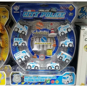 Zabawka - mini samochodzik policji miejskiej