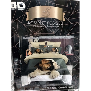 Komplet pościel 5D 100% Satyna bawełna 3cz 160x200cm