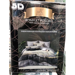 Komplet pościel 5D 100% Satyna bawełna 3cz 160x200cm