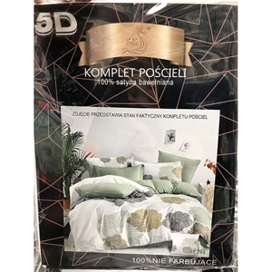 Komplet pościel 5D 100% Satyna bawełna 4cz 160x200cm