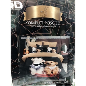 Komplet pościel 5D 100% Satyna bawełna 4cz 160x200cm