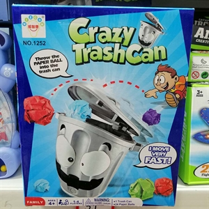 Zabawka - szalony kosz na śmieci