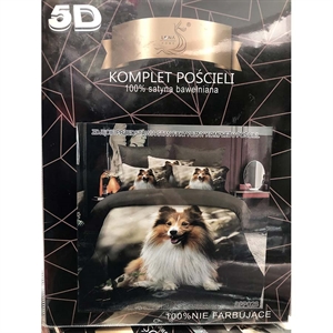 Komplet pościel 5D 100% Satyna bawełna 4cz 200x220cm