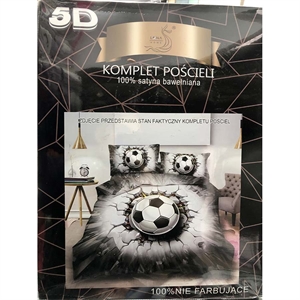 Komplet pościel 5D 100% Satyna bawełna 4cz 200x220cm