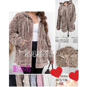 Kurtka damska z futerkiem 3XL-6XL