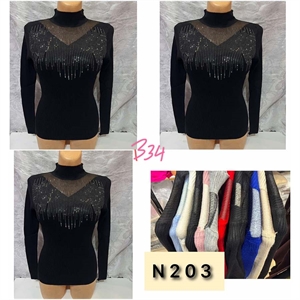 Sweter damski z półgolfem