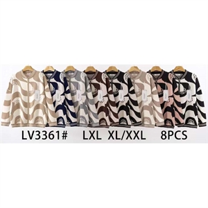 Sweter damski rozpinany na zamek L/XL-XL/2XL