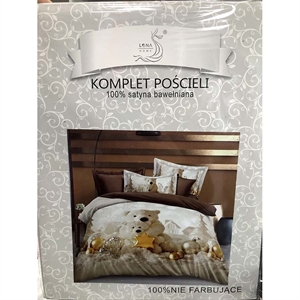 Komplet pościel 100% Satyna bawełna - 4cz - 160cm x 220cm