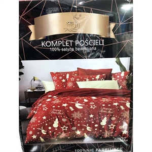 Komplet pościel 100% Satyna bawełna - 4cz - 160cm x 220cm