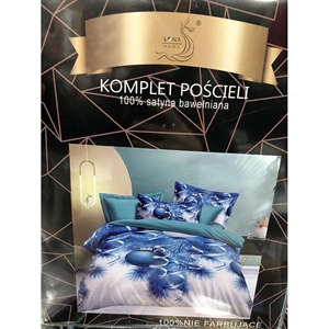 Komplet pościel 100% Satyna bawełna - 4cz - 160cm x 200cm