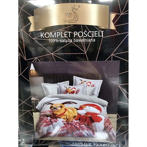 Komplet pościel 100% Satyna bawełna - 4cz - 160cm x 220cm