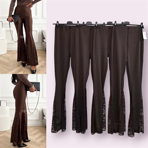 Legginsy dzwony damskie - Produkt Włoski