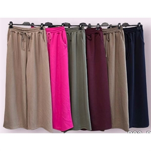 Spodnie damskie szerokie nogawki - Produkt Włoski