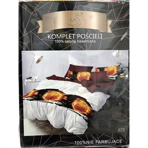 Komplet pościel 100% Satyna bawełna - 4cz - 160cm x 200cm