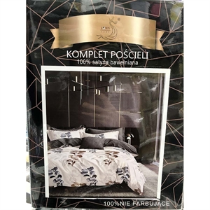 Komplet pościel 100% Satyna bawełna - 4cz - 160cm x 200cm