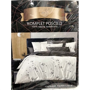Komplet pościel 100% Satyna bawełna - 4cz - 160cm x 200cm