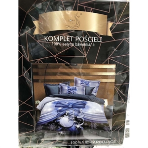 Komplet pościel 100% Satyna bawełna 3cz 160x200cm