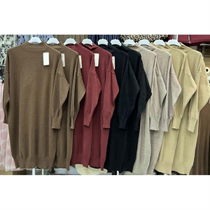 Sukienka sweterkowa damska - Produkt Włoski