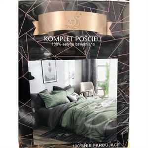 Komplet pościel 100% Satyna bawełna 3cz 200x220cm
