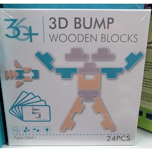 Zabawka - drewniane klocki 3D Bumb