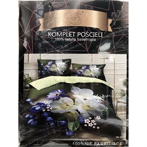 Komplet pościel 100% Satyna bawełna 3cz 200x220cm