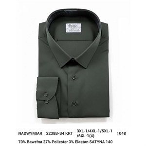 Koszula męska krój regular fit -produkt Turecki 3XL-6XL