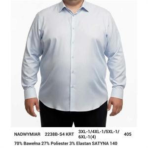 Koszula męska krój regular fit -produkt Turecki 3XL-6XL
