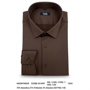 Koszula męska krój regular fit -produkt Turecki 3XL-6XL