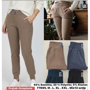 Spodnie ocieplane damskie (M-2XL)
