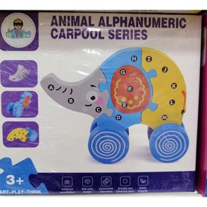 Zabawka - Alfanumeryczna seria samochodów współdzielonych dla zwierząt