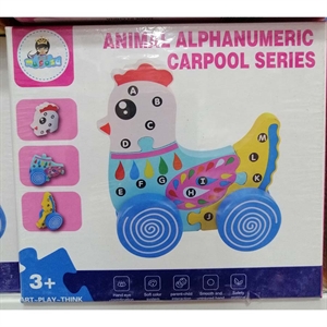 Zabawka - Alfanumeryczna seria samochodów współdzielonych dla zwierząt