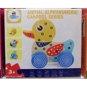 Zabawka - Alfanumeryczna seria samochodów współdzielonych dla zwierząt