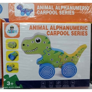 Zabawka - Alfanumeryczna seria samochodów współdzielonych dla zwierząt