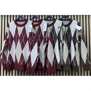 Sweter damski okrągły - Produkt Włoski